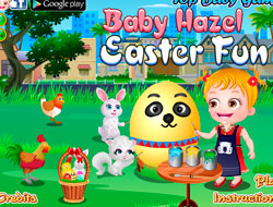 Игри Великден забавно бебе Хейзъл  онлайн.
