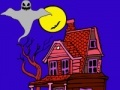 Игри Halloween Haunted House Online Coloring