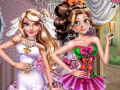 Игри Chloe & Emma Wedding Dress up