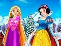Игри Rapunzel And Snow White Winter Dress Up