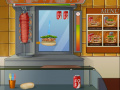 Игри Döner Kebab : salade, tomates, oignons   