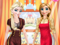 Игри Elsa And Anna Work Dress Up  