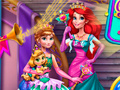 Игри Anna And Ariel Princess Ball Dress Up