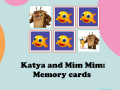 Игри Kate and Mim Mim: Memory cards