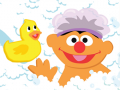 Игри 123 Sesame Street: Ernie's Bathtime Fun
