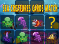 Игри Sea creatures cards match