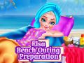 Игри Elsa Beach Outing Preparation