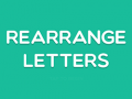 Игри Rearrange Letters