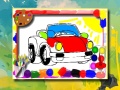 Игри Cartoon Cars Coloring Book