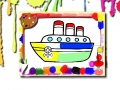 Игри Boats Coloring Book