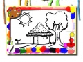 Игри Back To School: House Coloring Book