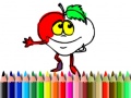 Игри Back To School: Fruits Coloring