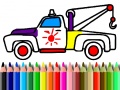 Игри Back To School: Trucks Coloring