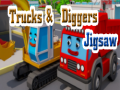 Игри Trucks & Digger Jigsaw 