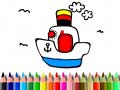 Игри Back to School: Boat Coloring