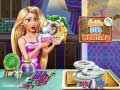 Игри Goldie Dish Washing
