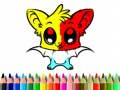 Игри Cute Bat Coloring Book