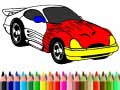 Игри Back To School: Muscle Car Coloring
