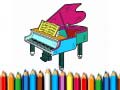 Игри Back To School: Piano Coloring Book