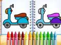 Игри Cute Bike Coloring Book