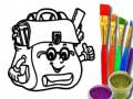 Игри Back To School: School Bag Coloring Book