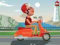 Игри City Scooter Ride Coloring