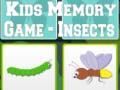 Игри Kids Memory game - Insects