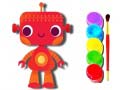 Игри Back to School: Robot Coloring Book