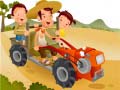 Игри Cartoon Tractor Puzzle