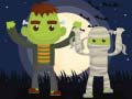 Игри Vampires and Frankenstein Coloring