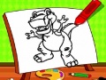 Игри Easy Kids Coloring Dinosaur