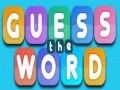 Игри Guess The Word