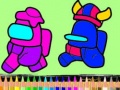 Игри Among Us Coloring Book