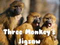 Игри Three Monkey's Jigsaw