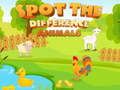 Игри Spot the Difference Animals