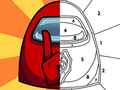 Игри Among Us Them Coloring Book