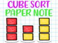 Игри Cube Sort Paper Note