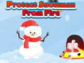 Игри Protect Snowman From Fire