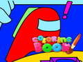 Игри Among Us Coloring Book 