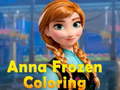 Игри Anna Frozen Coloring