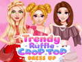 Игри Trendy Ruffle Crop Top Dress Up