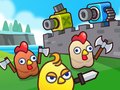 Игри Merge Cannon: Chicken Defense