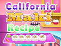 Игри California Maki Recipe
