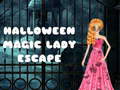 Игри Halloween Magic Lady Escape