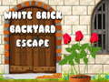 Игри White Brick Backyard Escape