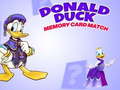 Игри Donald Duck memory card match