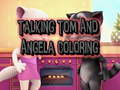 Игри Talking Tom and Angela Coloring