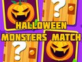 Игри Halloween Monsters Match