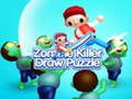 Игри Zombie Killer Draw Puzzle 