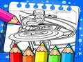 Игри Captain America Coloring Book 